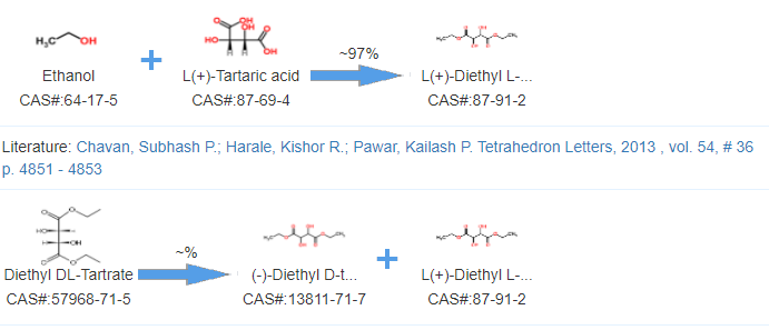 DiethylL-(+)-tartrate synthetic route